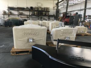 Ballastgewichte für Traktoren aus Beton - 1000kg